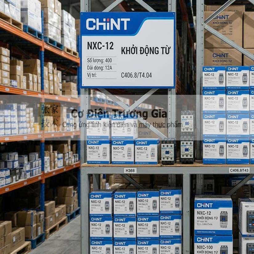 Khởi động từ CHINT 12A, Khởi động từ 12A, Contactor 12A, Contactor CHINT 12A